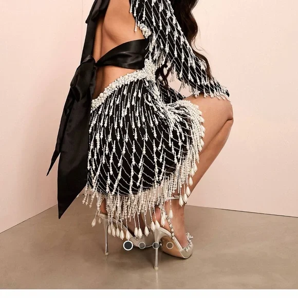 Elegant Pearl evening dress! - Picture 3 of 3